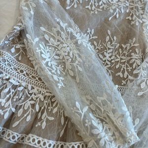 Beautiful nude net dress